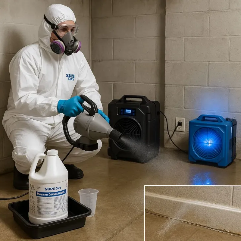 Sanitization and Odor Removal process in Holiday City South, NJ